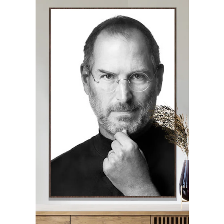 Quadro Decorativo Steve Jobs - Inovao E Criatividade