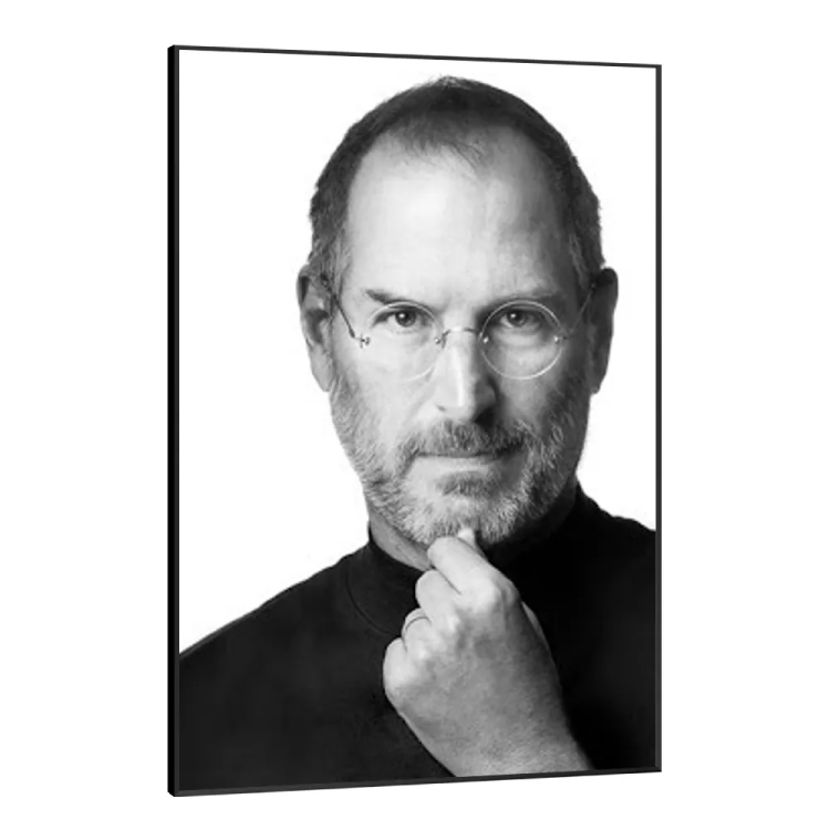 Quadro Decorativo Steve Jobs - Inovao E Criatividade