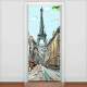 Adesivo para Porta Torre Eiffel Pintura � �leo