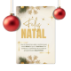Placa Decorativa Natalina - Feliz Natal