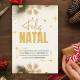 Placa Decorativa Natalina - Feliz Natal