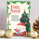 Placa Decorativa Natalina: Papai Noel Aconchegante