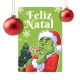 Placa Decorativa Grinch Natalino