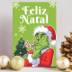 Placa Decorativa Grinch Natalino