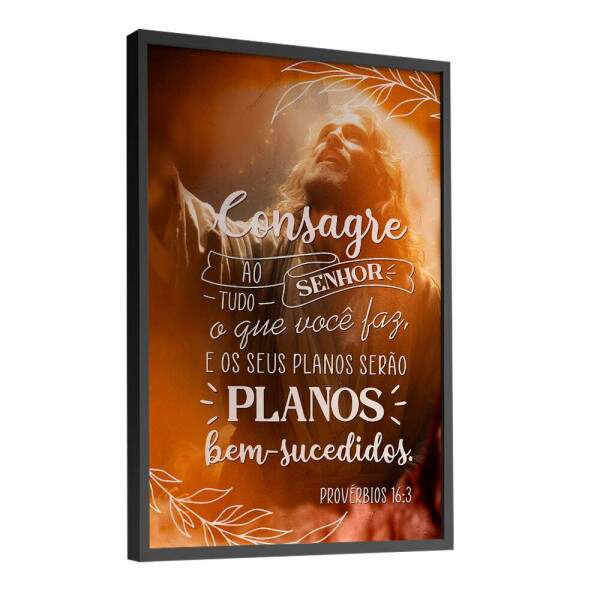 Quadro Decorativo Jesus E A F