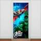 Adesivo para Porta Infantil Vingadores Hulk e Thor