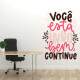 Adesivo de Parede Frase - Ambiente de trabalho - 3
