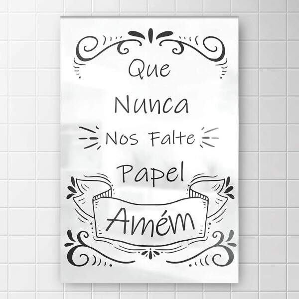 Placa Banheiro 008