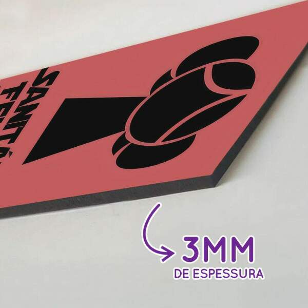 Placa Banheiro 030