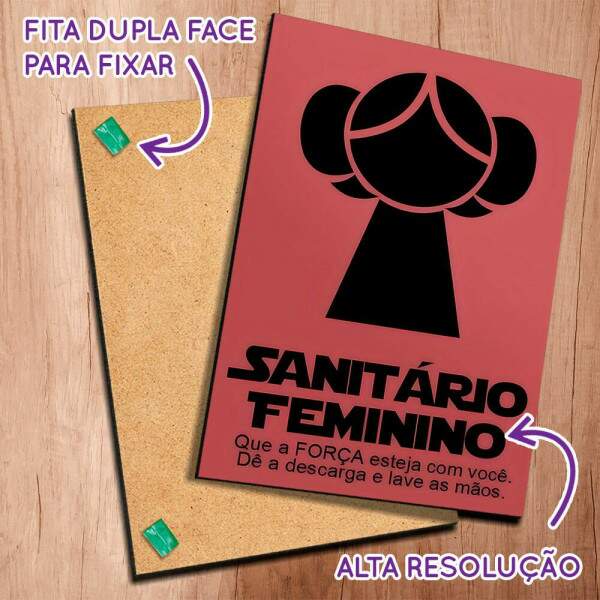 Placa Banheiro 030