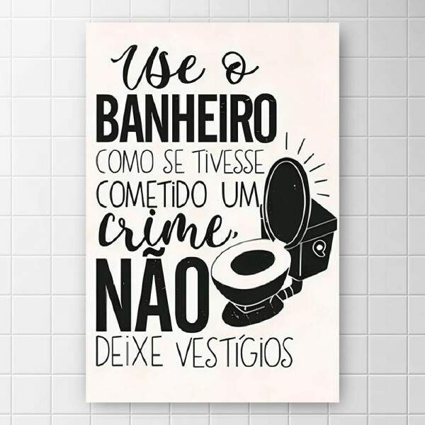 Placa Banheiro 031
