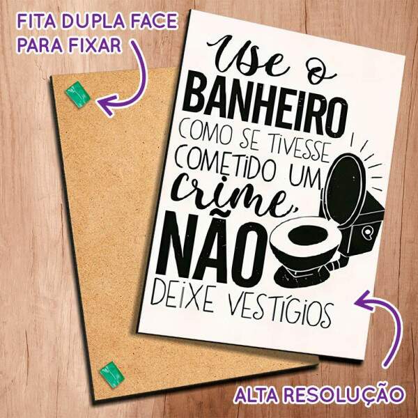 Placa Banheiro 031