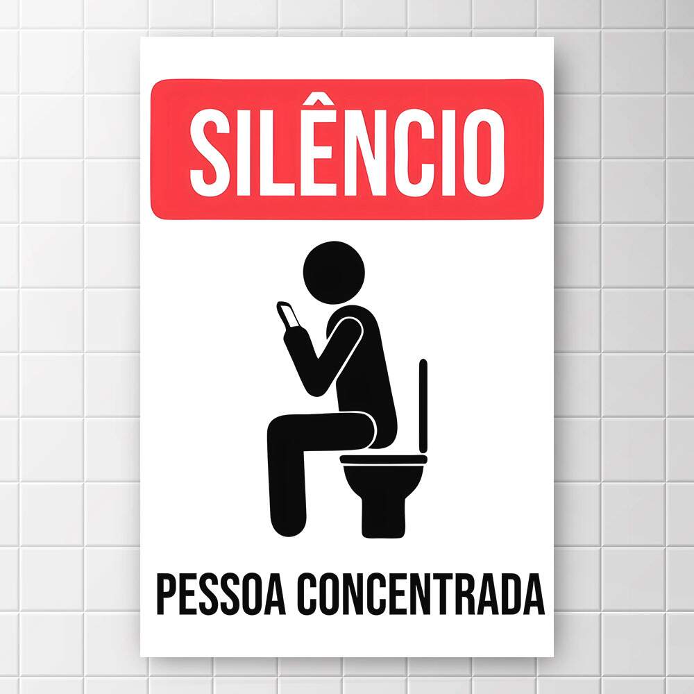 Placa Banheiro 032