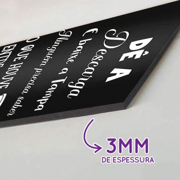 Placa Banheiro 063