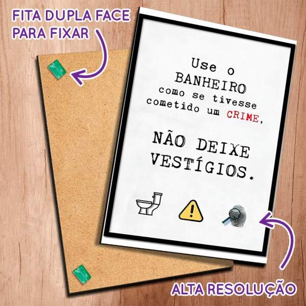 Placa Banheiro 079