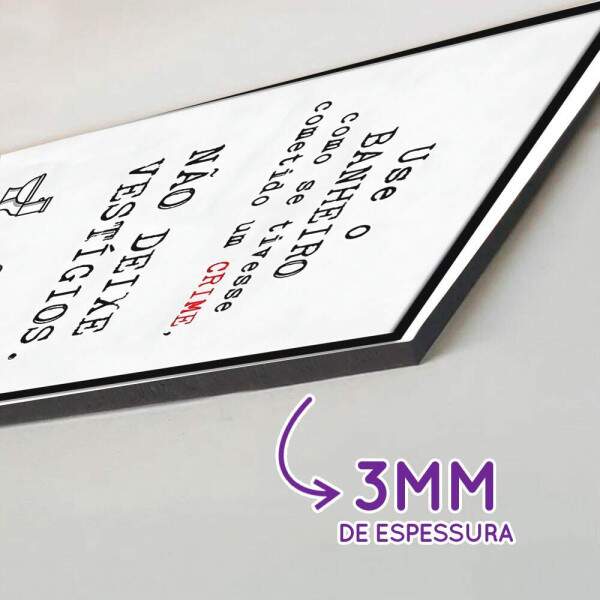 Placa Banheiro 079
