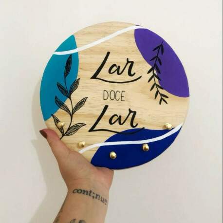 Porta Chave Lar doce Lar