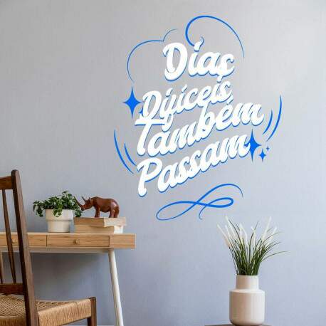 Adesivo de Parede Motivacionais - 72