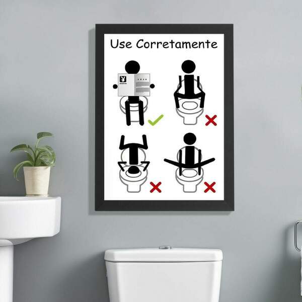 Quadro decorativo banheiro 007