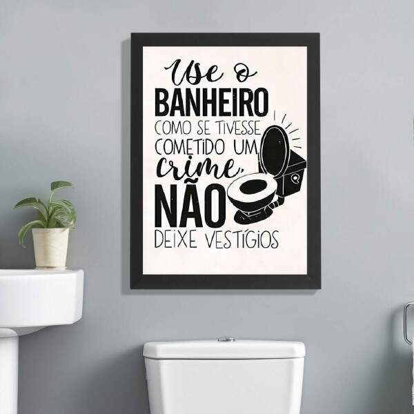 Quadro decorativo banheiro 022