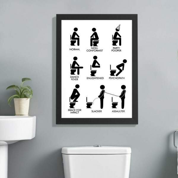Quadro decorativo banheiro 034