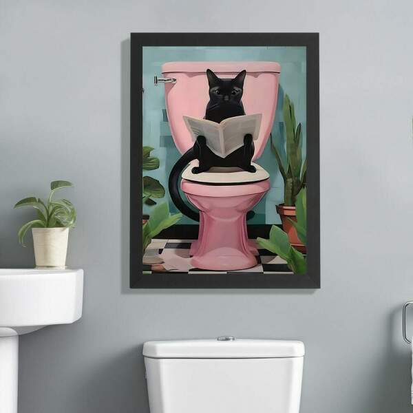 Quadro decorativo banheiro 046