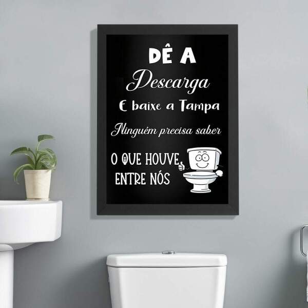 Quadro decorativo banheiro 048