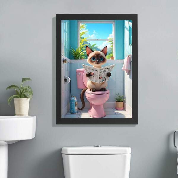 Quadro decorativo banheiro 047