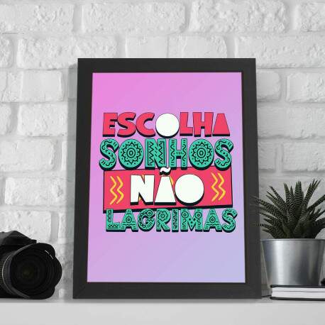 Quadro decorativo motivacionais 012