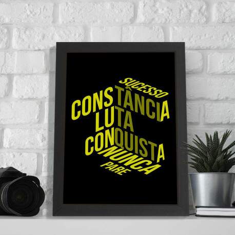 Quadro decorativo motivacionais 017
