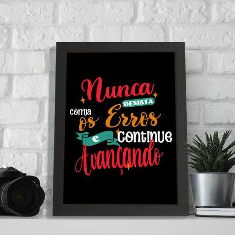 Quadro decorativo motivacionais 021