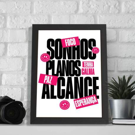Quadro decorativo motivacionais 024