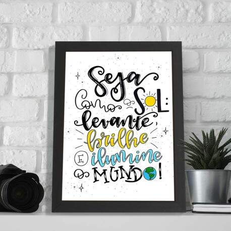 Quadro decorativo motivacionais 035