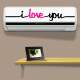 Adesivo para Ar Condicionado Rom�ntico Escrita I love you