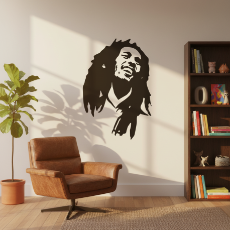 Adesivo de Parede Bob Marley