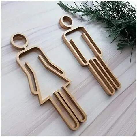 Placa informativa para banhiero MDF