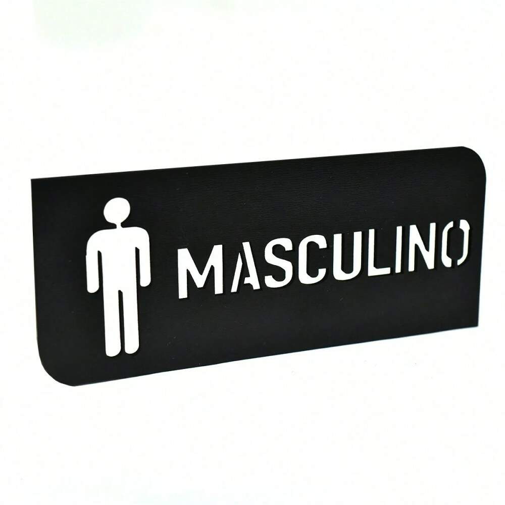 Placas De Porta para Banheiro MDF