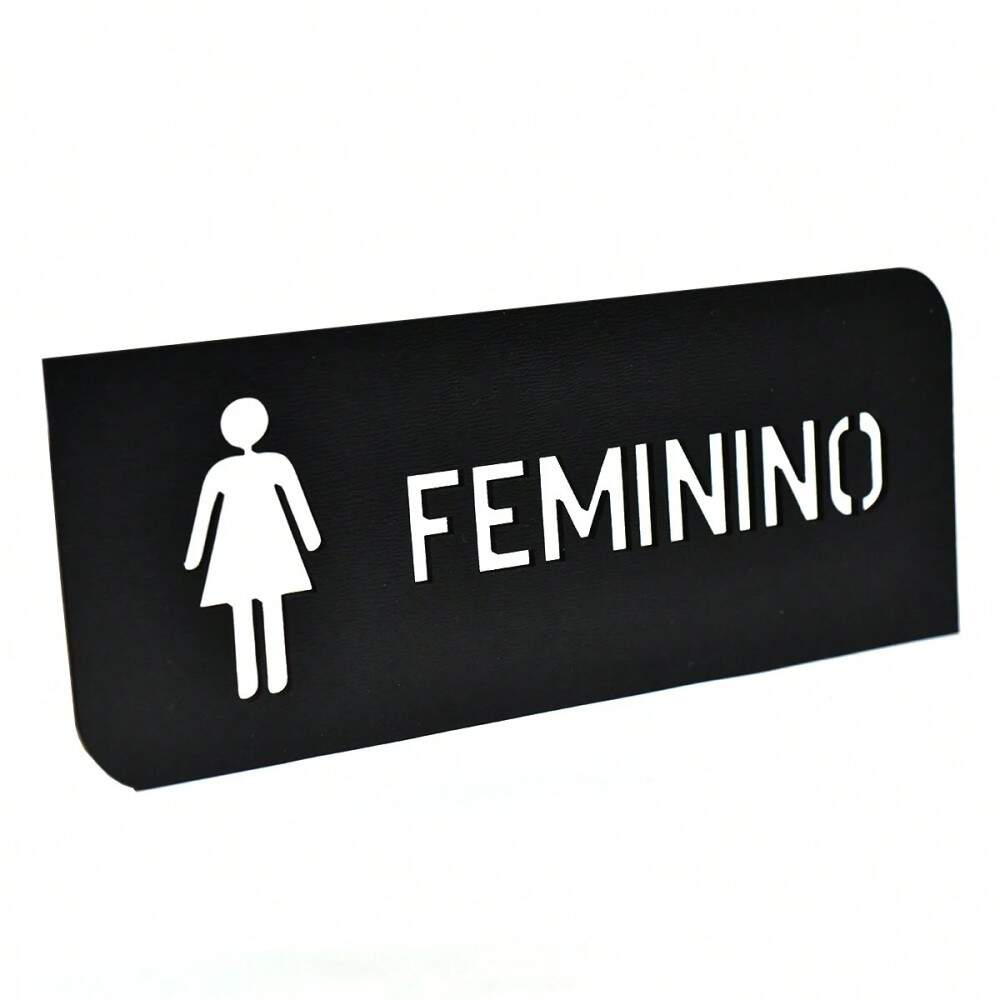 Placas De Porta para Banheiro MDF