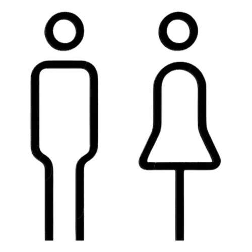 Placa Indicativa Sinalizao Banheiro Sanitrio acrilico