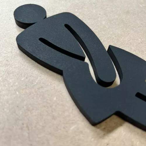 Placa Sinaliza��o Banheiro Sanit�rio acrilico 