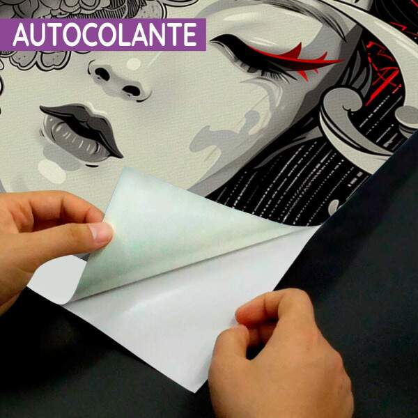 Papel de Parede Rosto Mulher Chines Abstrato MP