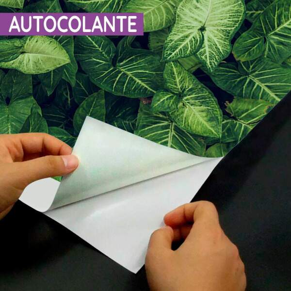 Papel de Parede Textura De Folhas Grandes MP