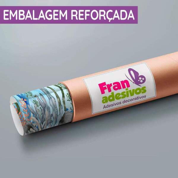 Papel de Parede Animais Fundo Do Mar Aquarela MP