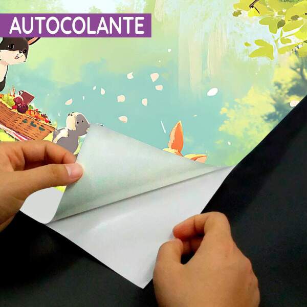 Papel de Parede Animais Pic Nic No Bosque MP