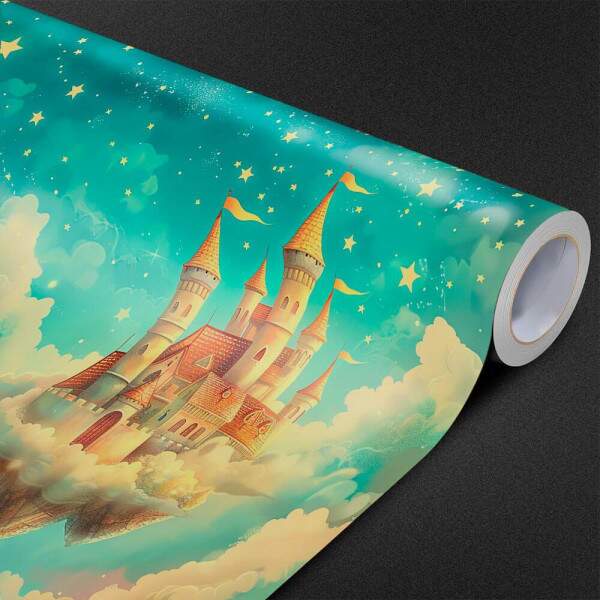 Papel de Parede Castelo Magico Nas Nuvens MP
