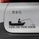 Adesivo para Carro Vida de Pescador
