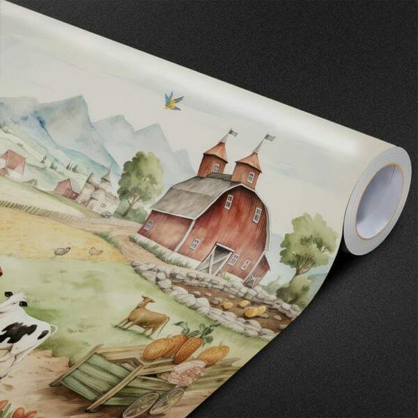 Papel de Parede Fazenda Aquarela MP