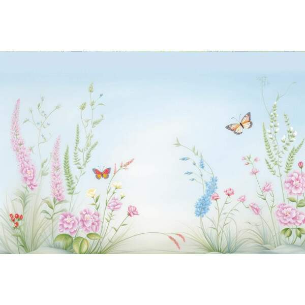 Papel de Parede Flores Jardim MP