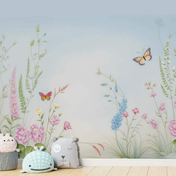 Papel de Parede Flores Jardim MP