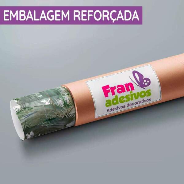 Papel de Parede Floresta Minimalista Pinheiros E Montanhas MP